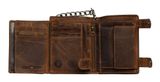 GREENBURRY Vintage Wallet With Chain Brown Skull GREENBURRY Vintage Wallet With Chain Brown Skull