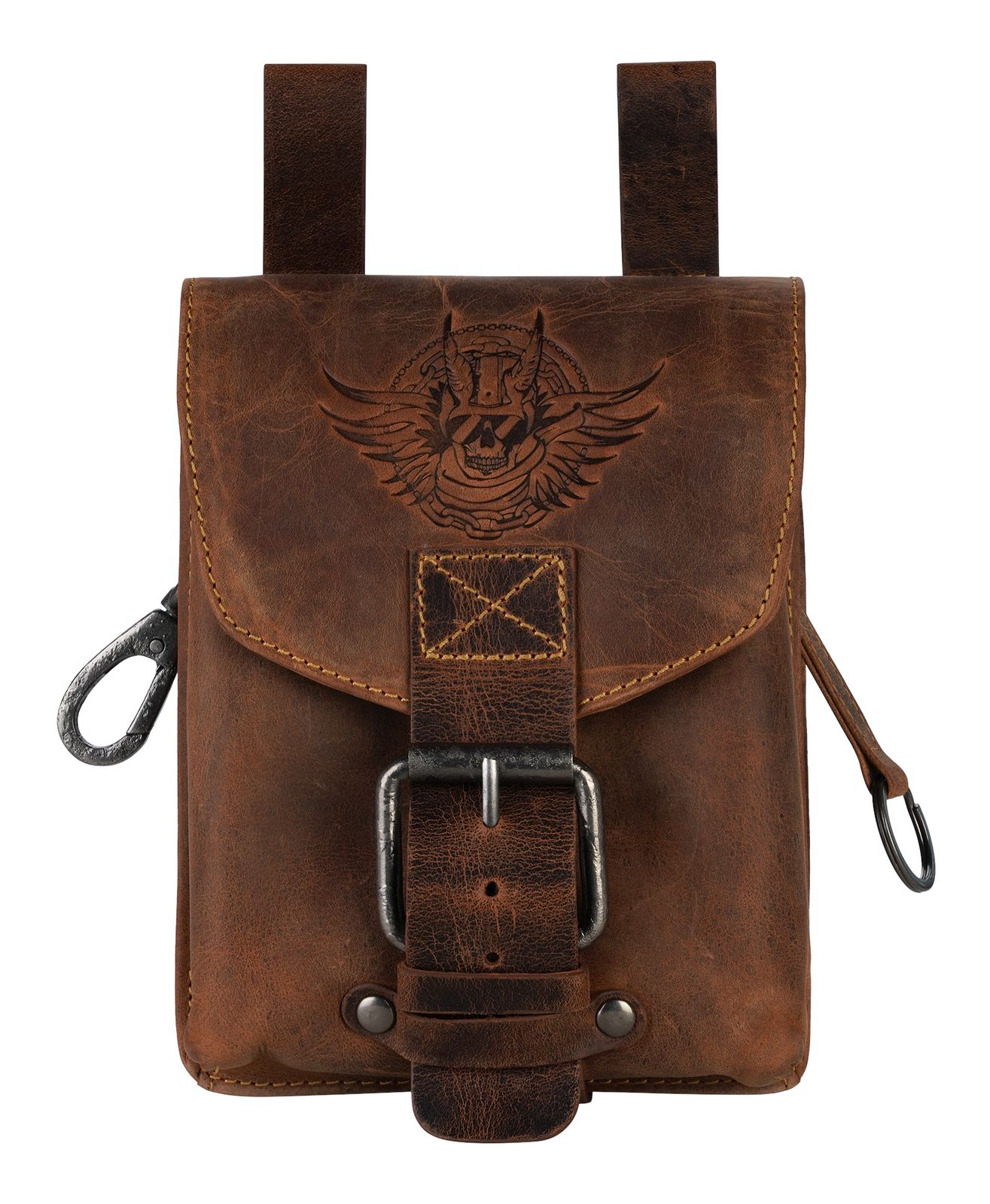 GREENBURRY Vintage Special Biker Belt Bag Rolf Brown