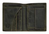 GREENBURRY Vintage Animal Collection Wallet Olive Stag GREENBURRY Vintage Animal Collection Wallet Olive Stag