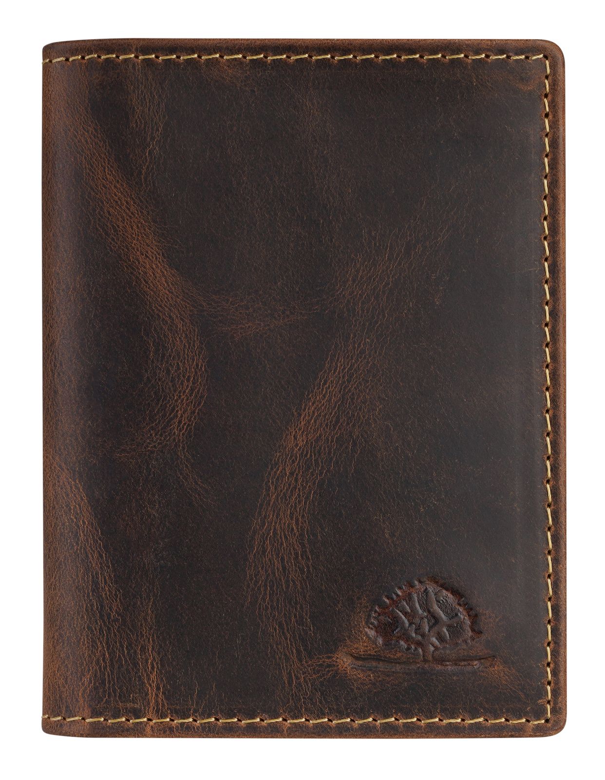 GREENBURRY Vintage Card Wallet RFID Brown