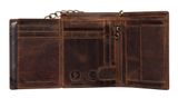 GREENBURRY Vintage Wallet With Chain Brown Rebel-Skull GREENBURRY Vintage Wallet With Chain Brown Rebel-Skull