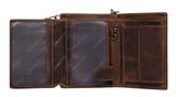 GREENBURRY Vintage Wallet With Chain Brown Rebel-Skull GREENBURRY Vintage Wallet With Chain Brown Rebel-Skull