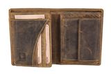 GREENBURRY Vintage Animal Collection Wallet Brown Royal Stag GREENBURRY Vintage Animal Collection Wallet Brown Royal Stag