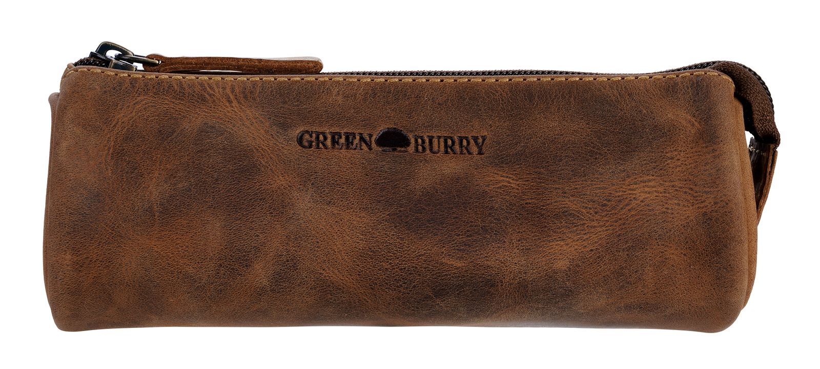 GREENBURRY Vintage Pencil Case Brown
