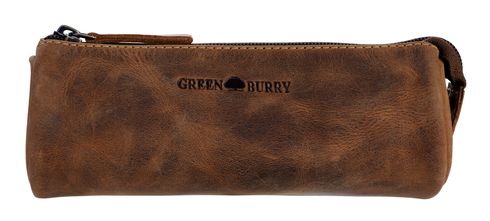 GREENBURRY Vintage Pencil Case Brown GREENBURRY Vintage Pencil Case Brown