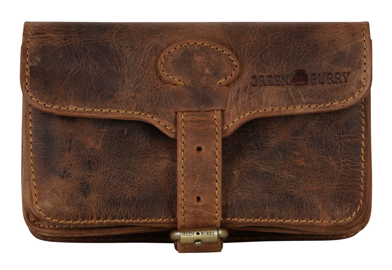 GREENBURRY Vintage Military Belt Bag Brown