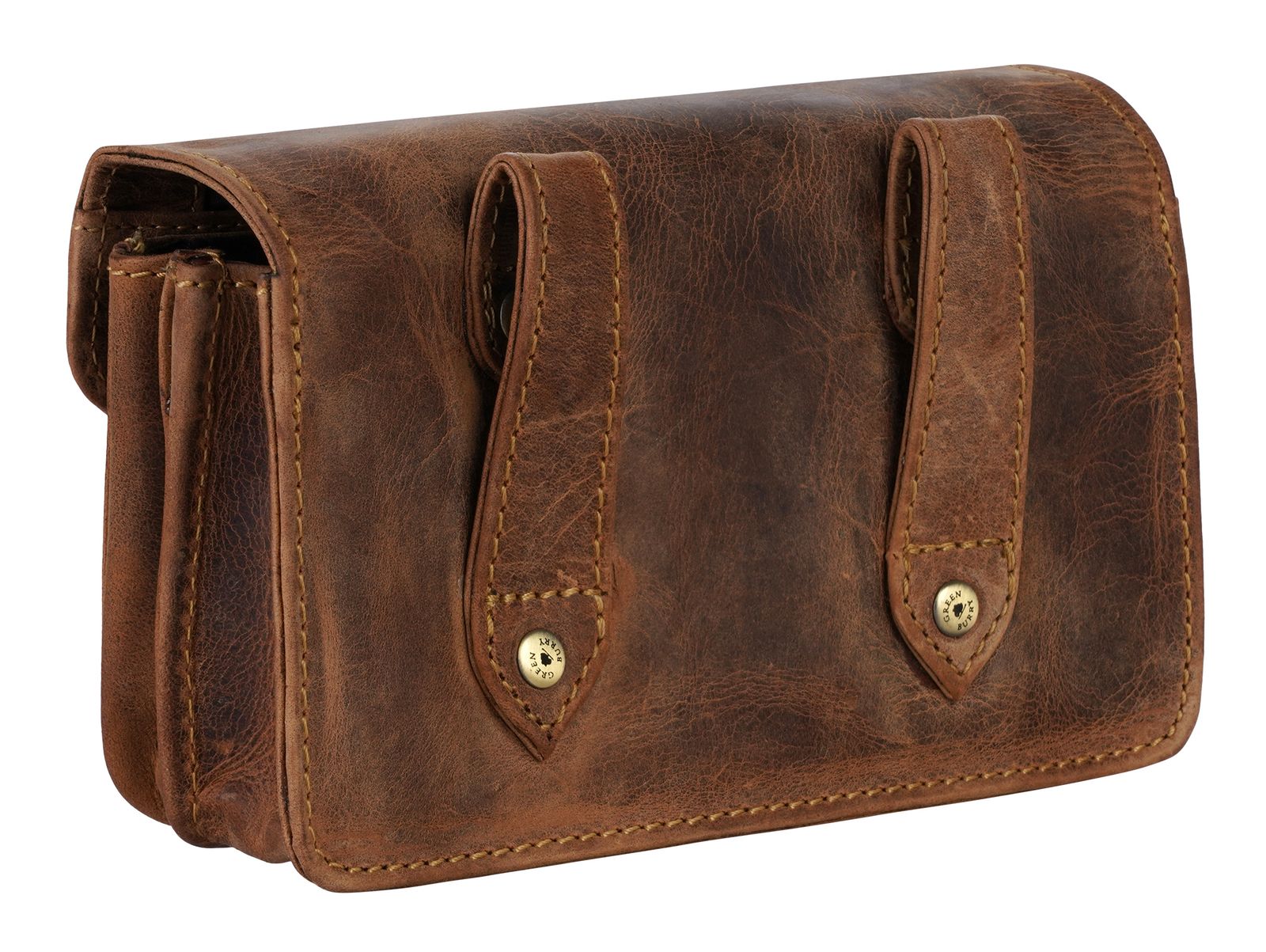GREENBURRY Vintage Military Belt Bag Brown GREENBURRY Vintage Military Belt Bag Brown