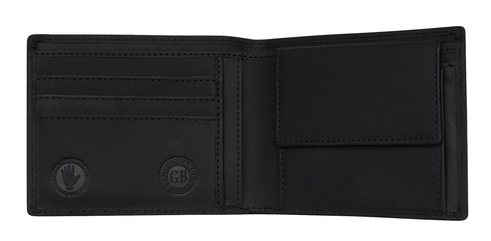 GREENBURRY Vintage Slim Wallet RFID Black GREENBURRY Vintage Slim Wallet RFID Black