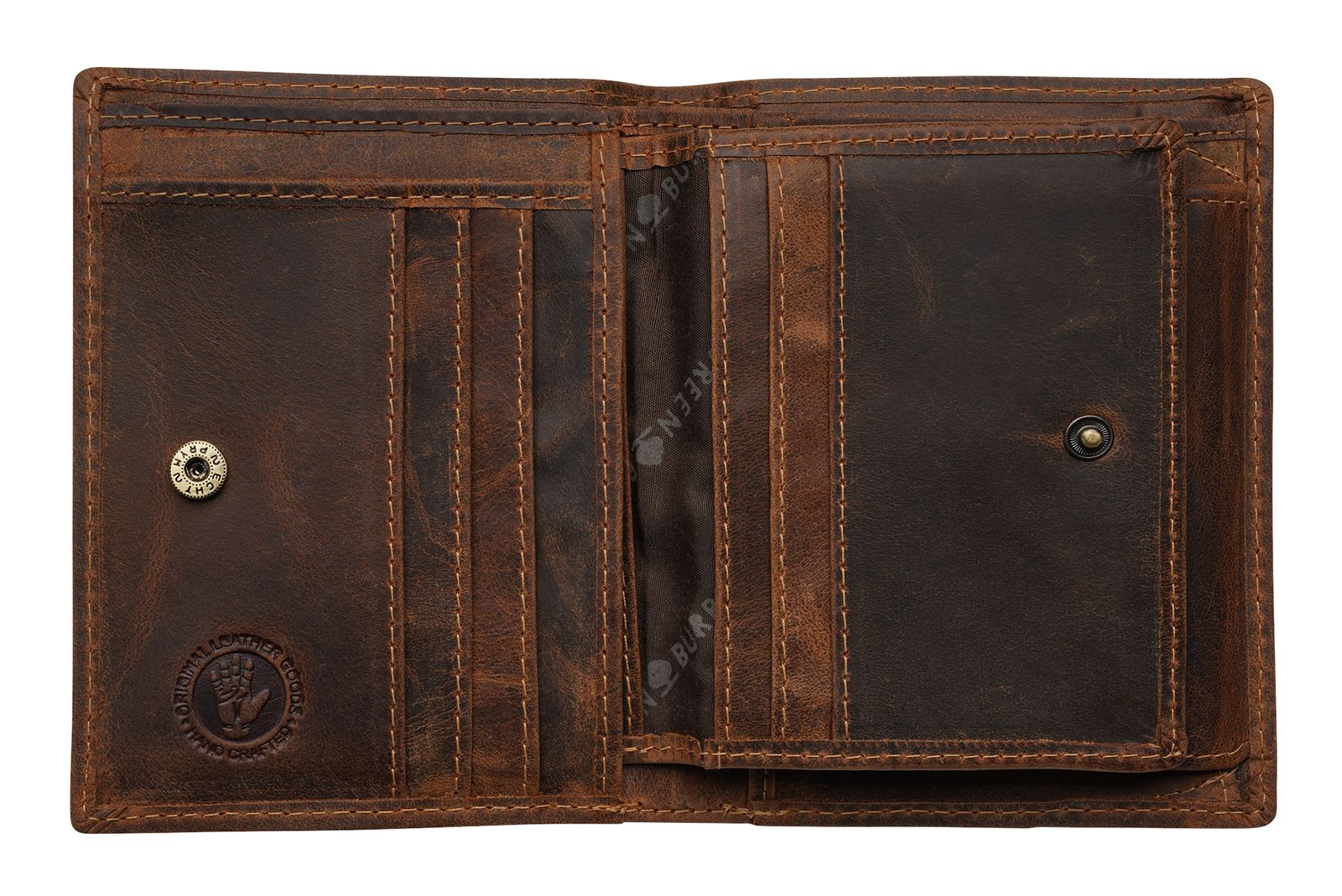 GREENBURRY Vintage Wallet Brown GREENBURRY Vintage Wallet Brown