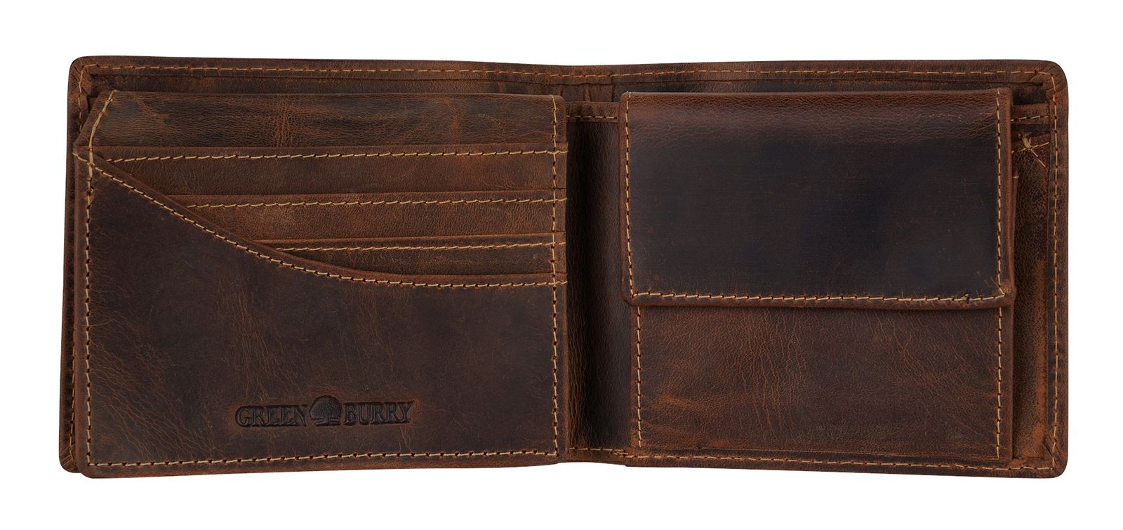 GREENBURRY Vintage Wallet Brown Dog GREENBURRY Vintage Wallet Brown Dog