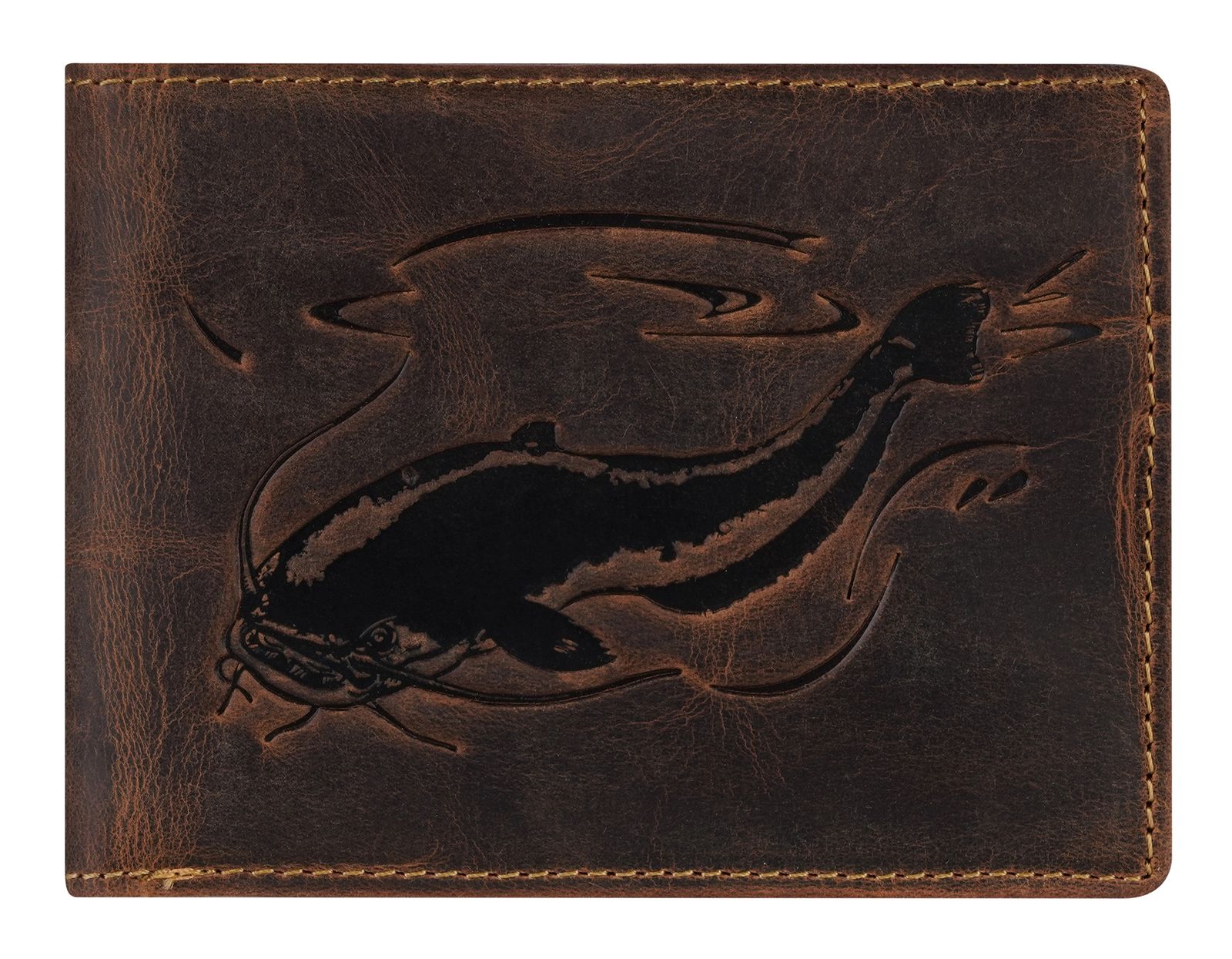 GREENBURRY Vintage Wallet Brown Wels