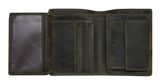 GREENBURRY Vintage Animal Collection Wallet Olive Wild Boar GREENBURRY Vintage Animal Collection Wallet Olive Wild Boar