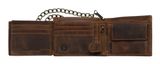 GREENBURRY Vintage Wallet With Chain Brown Bike GREENBURRY Vintage Wallet With Chain Brown Bike