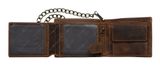 GREENBURRY Vintage Wallet With Chain Brown Bike GREENBURRY Vintage Wallet With Chain Brown Bike