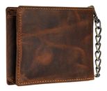 GREENBURRY Vintage Wallet With Chain Brown Bike GREENBURRY Vintage Wallet With Chain Brown Bike