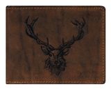 GREENBURRY Vintage Wallet Brown Royal Stag GREENBURRY Vintage Wallet Brown Royal Stag