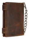 GREENBURRY Vintage Wallet With Chain Brown Truck GREENBURRY Vintage Wallet With Chain Brown Truck