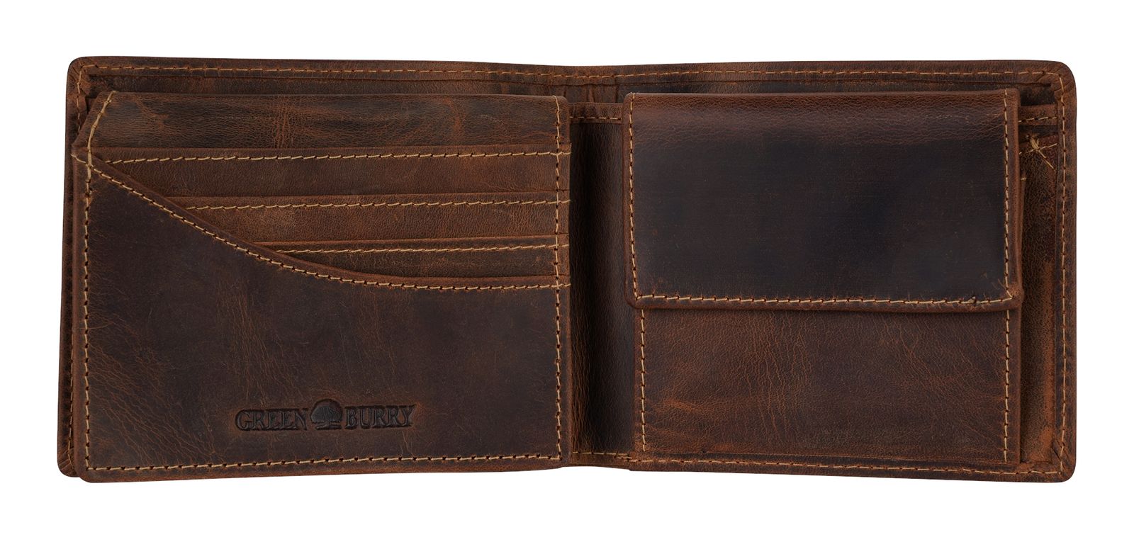 GREENBURRY Vintage Wallet Brown Forelle GREENBURRY Vintage Wallet Brown Forelle