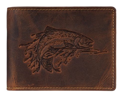 GREENBURRY Vintage Wallet Brown Forelle