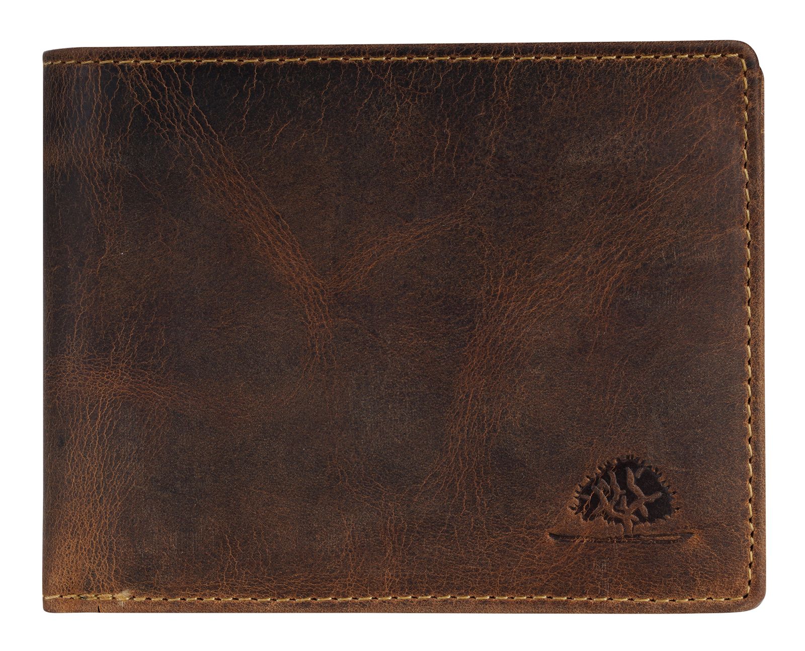 GREENBURRY Vintage Save Wallet RFID Brown
