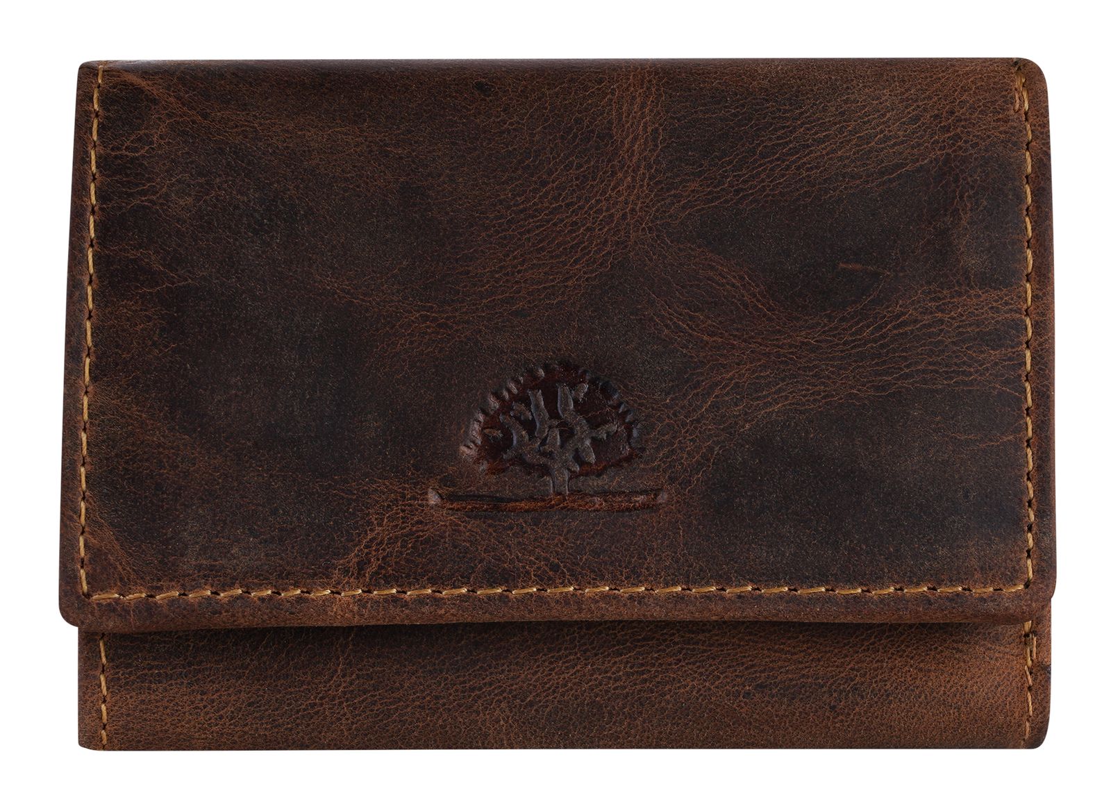 GREENBURRY Vintage Miniwallet RFID Brown