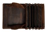 GREENBURRY Vintage Waiter Wallet Extra Strong Brown GREENBURRY Vintage Waiter Wallet Extra Strong Brown