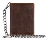 GREENBURRY Vintage Save Wallet With Chain Brown GREENBURRY Vintage Save Wallet With Chain Brown