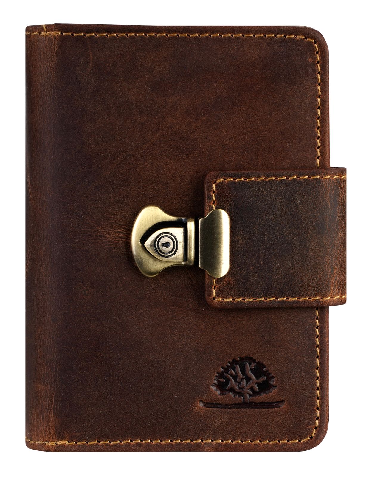 GREENBURRY Vintage Wallet RFID Brown
