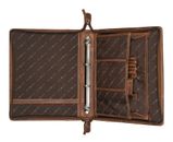 GREENBURRY Vintage Conference Folder Brown