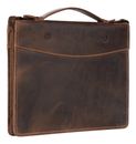 GREENBURRY Vintage Conference Folder Brown