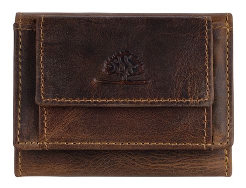 GREENBURRY Vintage Miniwallet RFID Brown