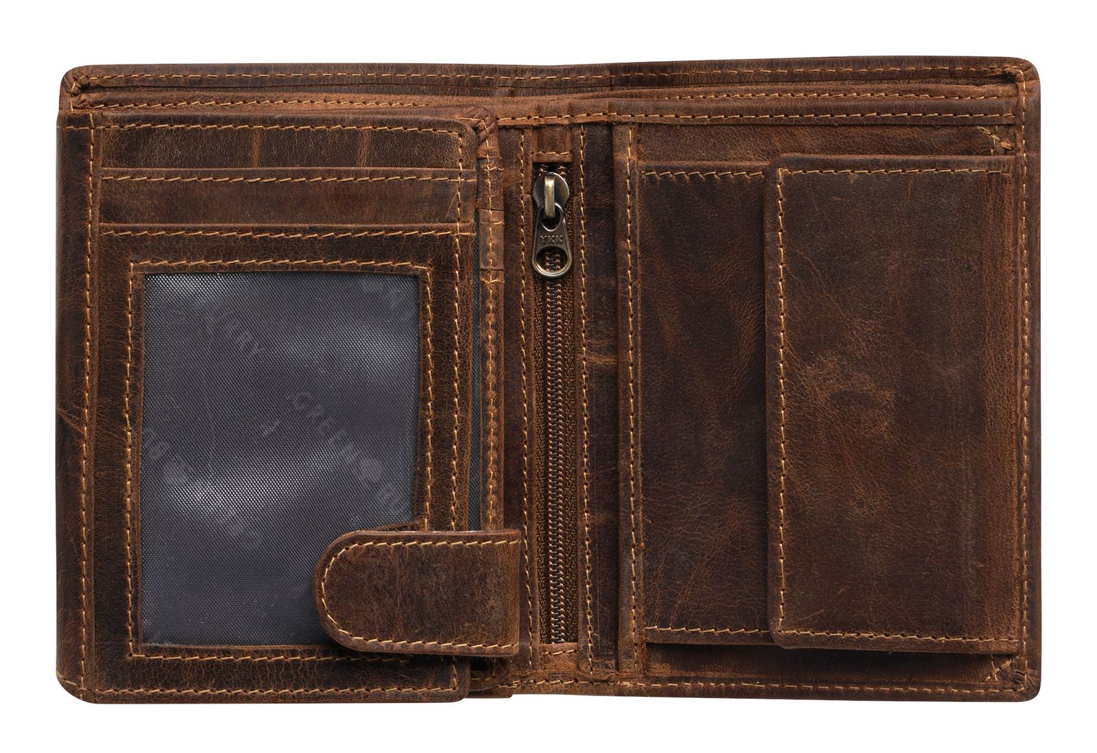 GREENBURRY Vintage Save Wallet RFID Brown GREENBURRY Vintage Save Wallet RFID Brown