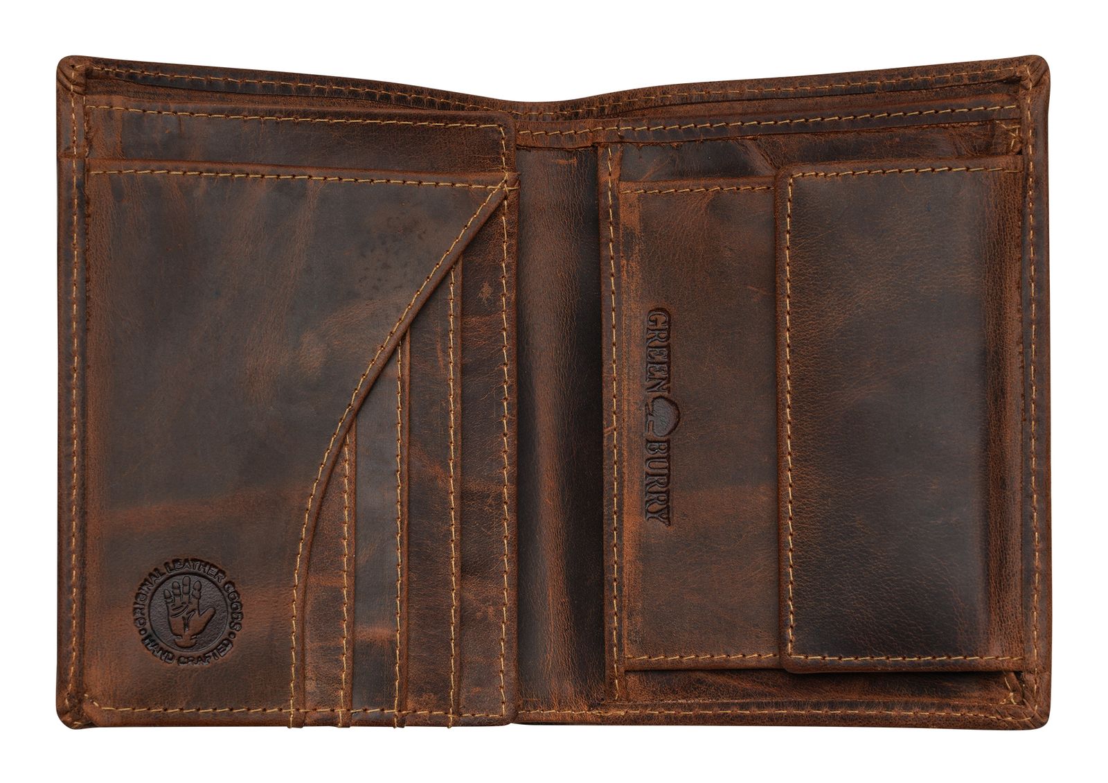 GREENBURRY Vintage Wallet RFID Brown GREENBURRY Vintage Wallet RFID Brown