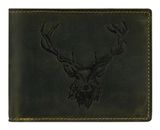 GREENBURRY Vintage Wallet Olive Stag GREENBURRY Vintage Wallet Olive Stag