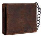 GREENBURRY Vintage Save Wallet With Chain Brown GREENBURRY Vintage Save Wallet With Chain Brown