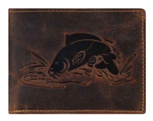 GREENBURRY Vintage Wallet Brown Karpfen