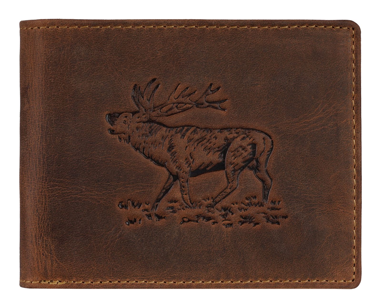 GREENBURRY Vintage Wallet Brown Stag