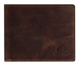 GREENBURRY Vintage Slim Wallet RFID Brown