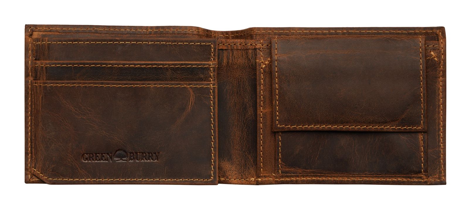 GREENBURRY Vintage Wallet S Brown GREENBURRY Vintage Wallet S Brown