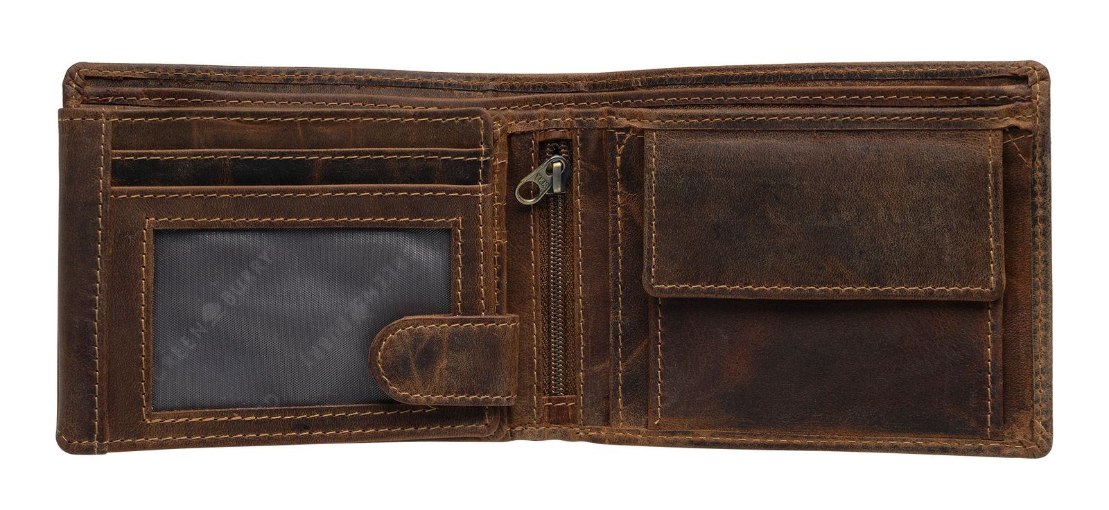 GREENBURRY Vintage Wallet Brown Stag GREENBURRY Vintage Wallet Brown Stag