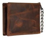 GREENBURRY Vintage Wallet With Chain Brown Skull GREENBURRY Vintage Wallet With Chain Brown Skull