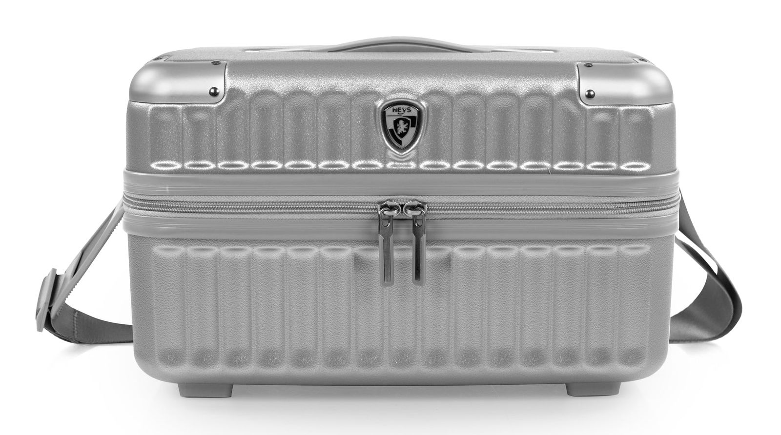 HEYS Luxe Beauty Case + Packing Cubes Silver