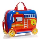 HEYS Fashion Luggage Ride - on Trolley Fire Truck