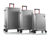 HEYS Smart Luggage 3pc Set Silver HEYS Smart Luggage 3pc Set Silver