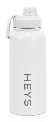 HEYS The Aqua Water Stainless Steel Insulated Bottle White HEYS The Aqua Water Stainless Steel Insulated Bottle White