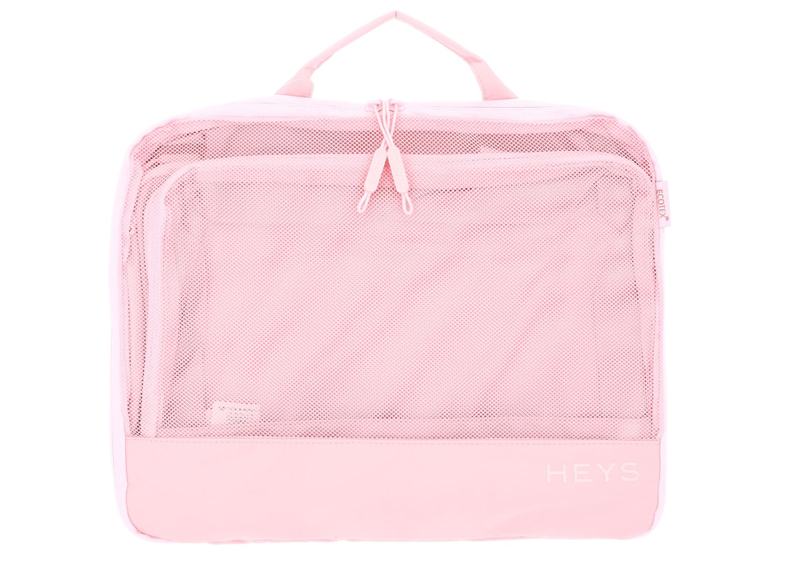 HEYS EcoTex Compressible Packing Cubes Set 4pc Pink HEYS EcoTex Compressible Packing Cubes Set 4pc Pink