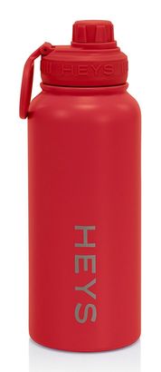 HEYS The Aqua Water Stainless Steel Insulated Bottle Red HEYS The Aqua Water Stainless Steel Insulated Bottle Red