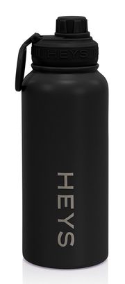 HEYS The Aqua Water Stainless Steel Insulated Bottle Black