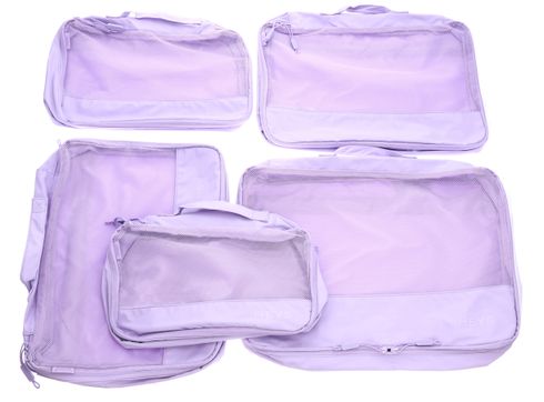 HEYS EcoTex Packing Cubes Set 5pc Lilac