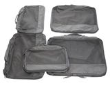HEYS EcoTex Packing Cubes Set 5pc Grey HEYS EcoTex Packing Cubes Set 5pc Grey